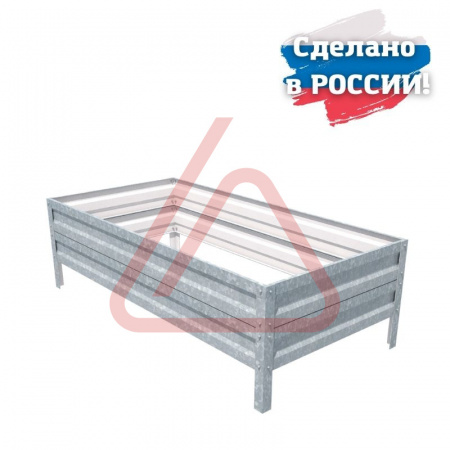 Грядка оцинкованная высотой 30 см